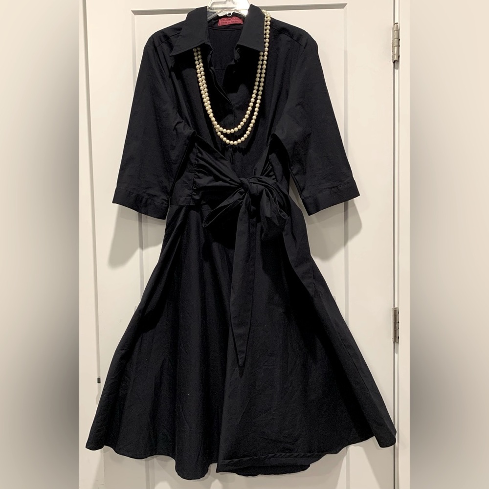 MELISSA MASSE Made to Measure Tea Length Dress